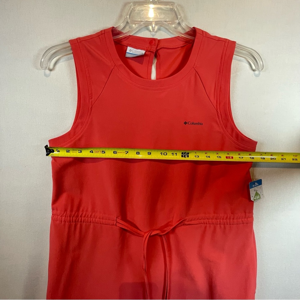Columbia Bogata Bay Dress Womens Small Coral Pink Orange Omni-Shield Outdoor NWT - Picture 8 of 11